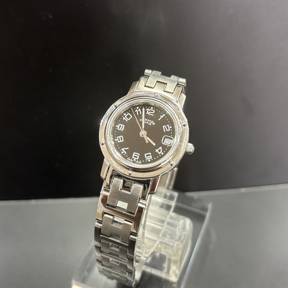 【VINTAGE HERMES】クリッパー ブラック文字盤のご紹介〈junks ルクア大阪・梅田〉