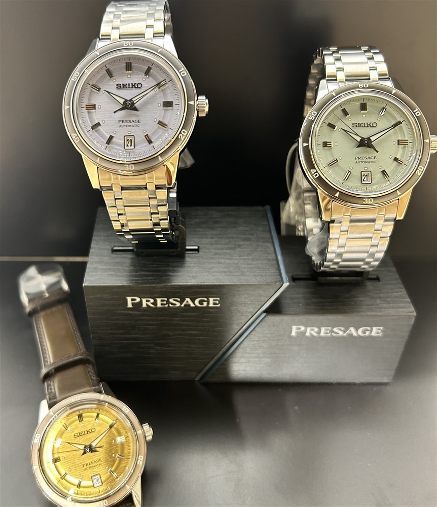 【SEIKO PRESAGE】60年代の「timeless color palettes」の新カラーのご紹介