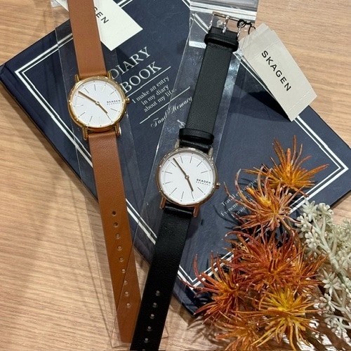 【レディス/腕時計デビューに】オンオフ兼用!1本あれば心強い万能モデル*SKAGEN