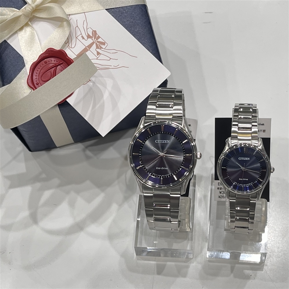 ペアウォッチにも!《CITIZEN COLLECTION》シンプルなエコドライブモデル