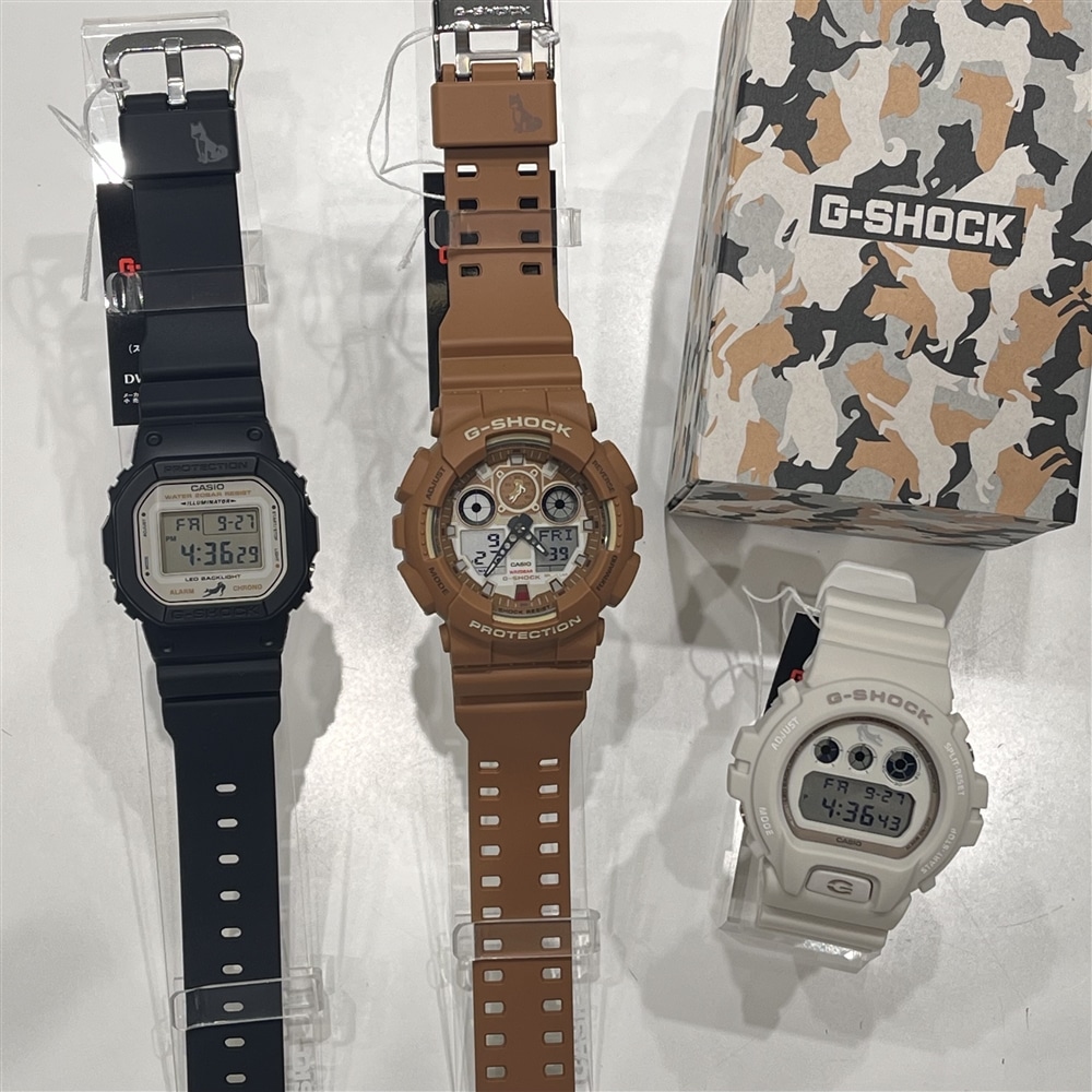 【G-SHOCK】「柴犬(しばいぬ)」 モチーフ シリーズ入荷!