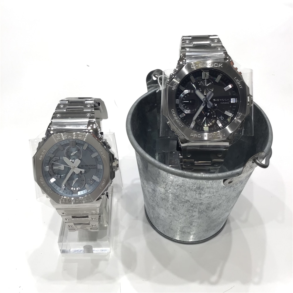 【G-SHOCK】大人気2100シリーズからフルメタルクロノグラフの新作登場!