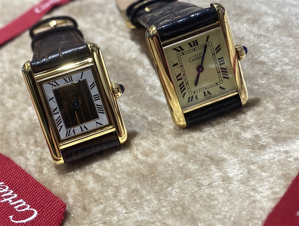 【VINTAGE】カルティエより人気が高いマストタンクのお時計を2点ご紹介いたします♪【グランフロント大阪（梅田）】