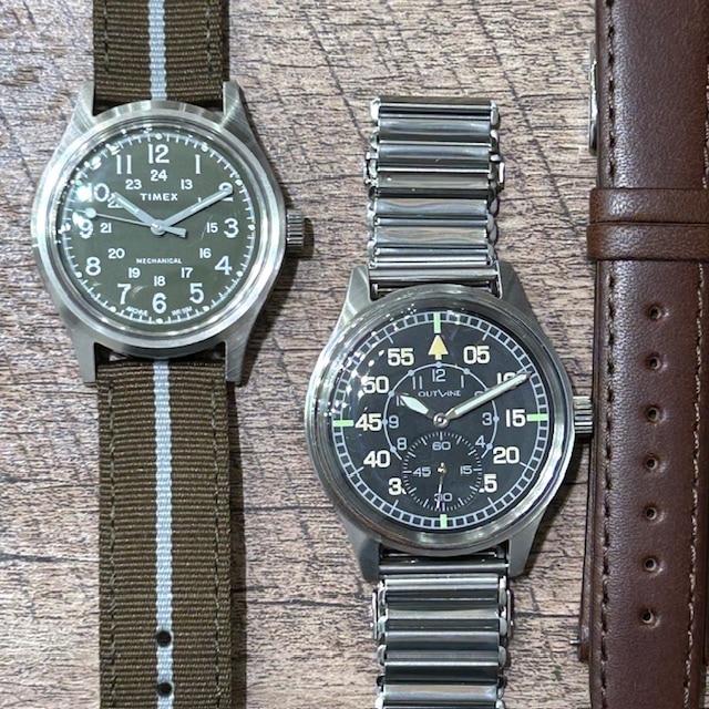 手巻き時計の魅力と使い方 ~TIMEX TW2U69000 × OUTLINE YK20251-60BO~