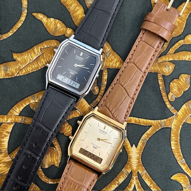 秋冬のクラシックスタイルにちょうどいい CASIO AQ-230EL-1AJF & AQ-230EGL-9AJF