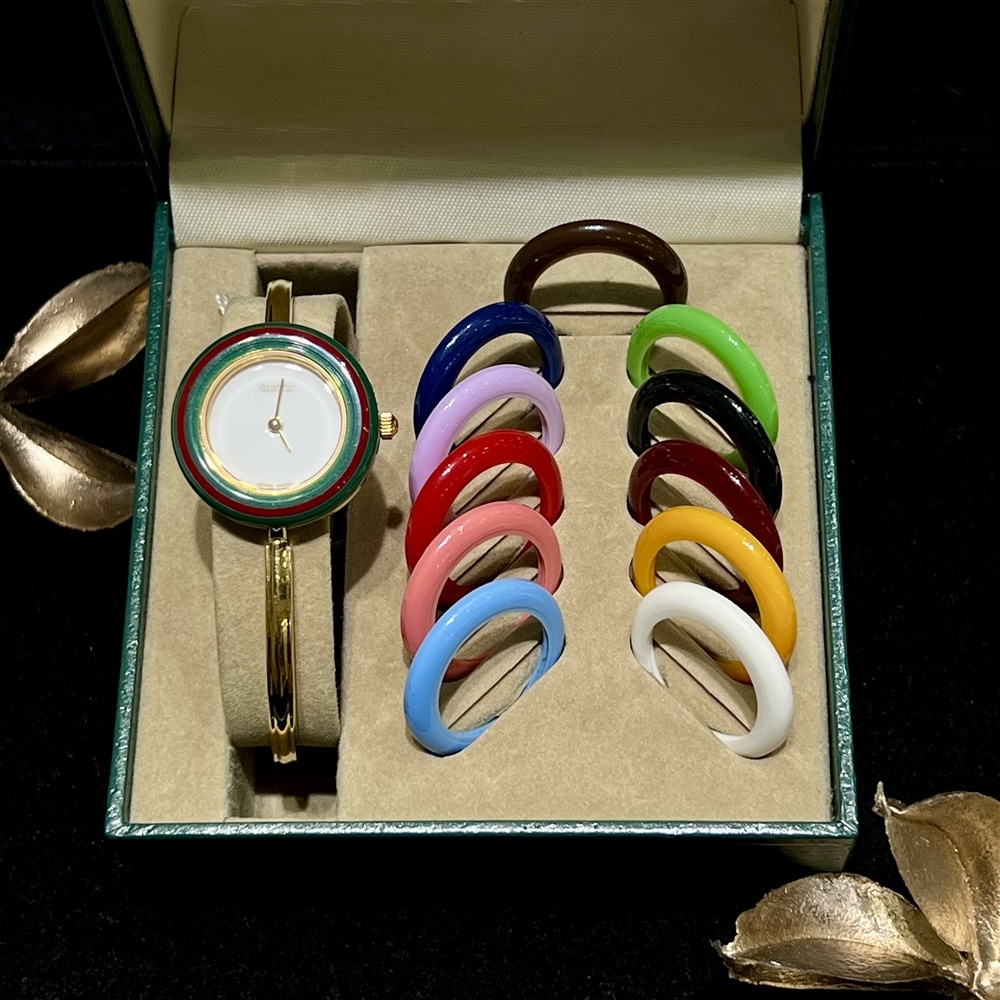 【GUCCI<VINTAGE>】大人気ヴィンテージウォッチ、change bezel の紹介。