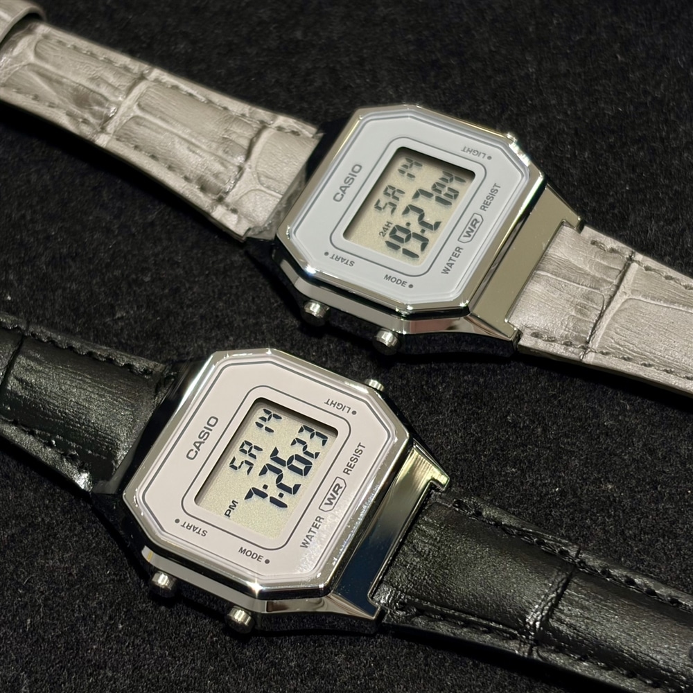 【CASIO】新作!デジタル×レザーでこなれ感