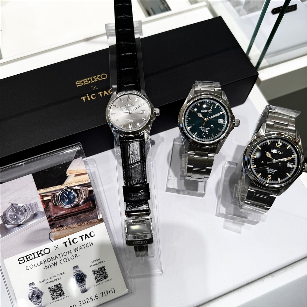 【SEIKO×TiCTAC】クラシカル人気モデル入荷のお知らせ
