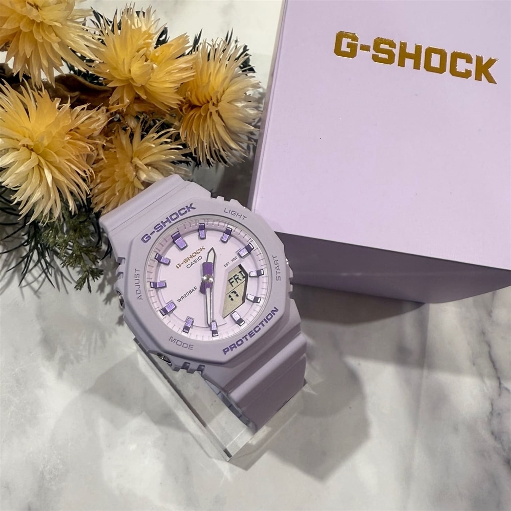 【G-SHOCK】パープルカラーが可愛い!国際女性デーコラボモデル!