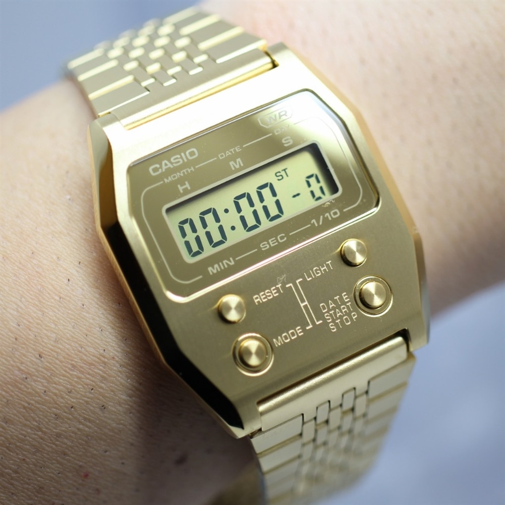 【CASIO】TiCTAC先行販売 レトロ顔がイイ感じ。A1100GV-9JFをレビュー