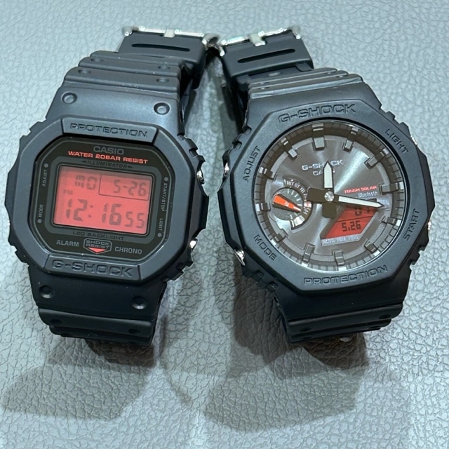 【G-SHOCK】「ブラック×レッド」ブランドカラー新作!!