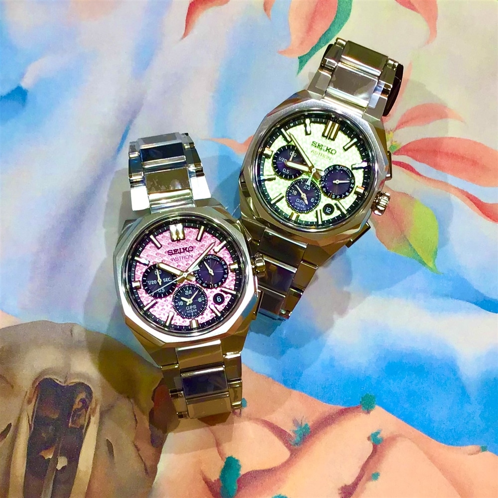 【SEIKO ASTRON 】なんとなくクリスタル...pink & green★
