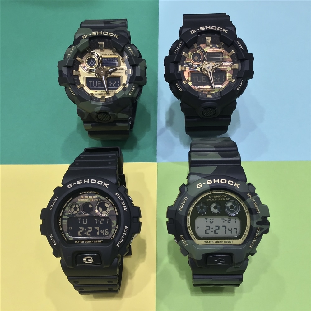 【アミュ鹿児島店】《G-SHOCK》見た目もかっこいい！カモフラ(迷彩)モデル☆