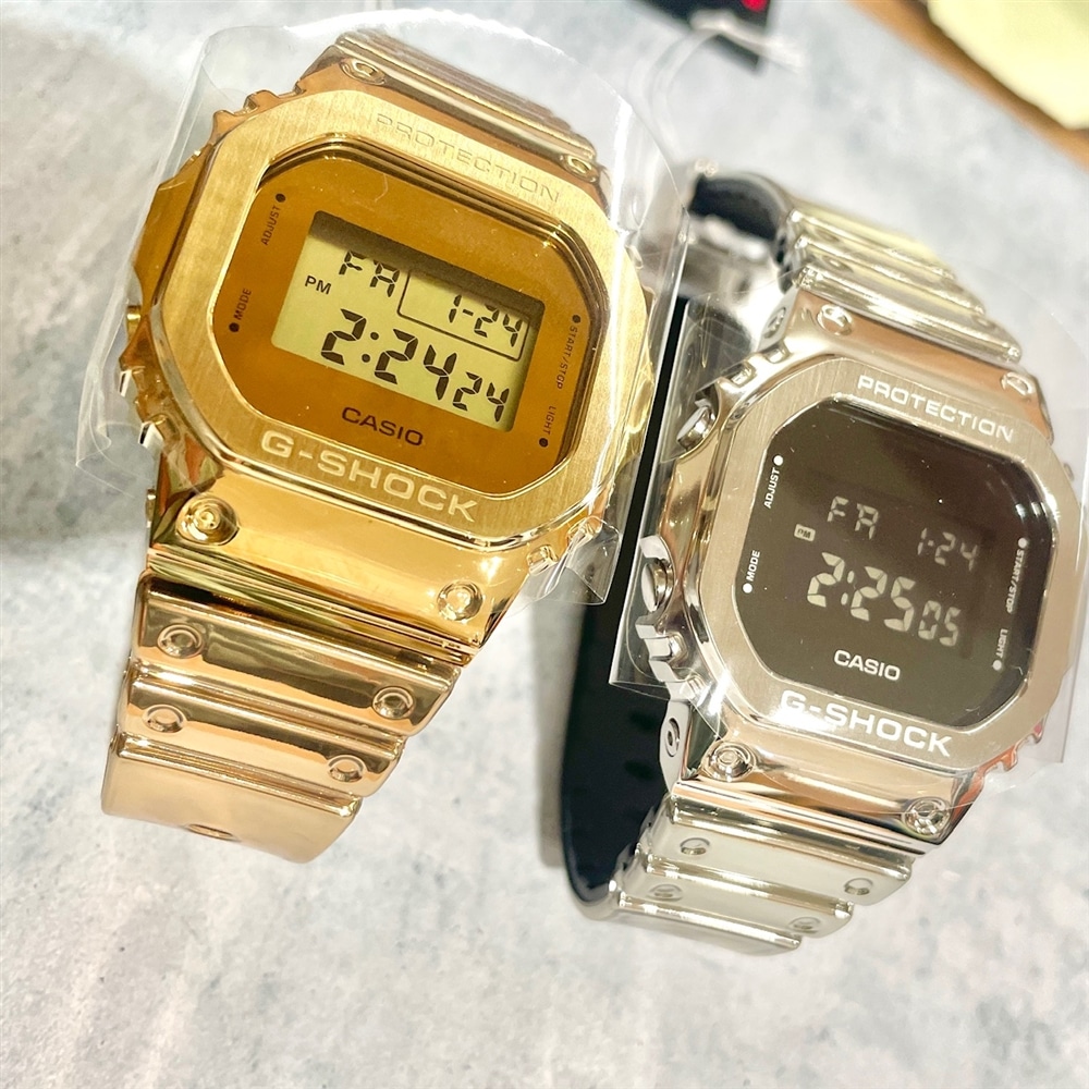 【G-SHOCK】シルバーとゴールドのワントーンカラー登場!