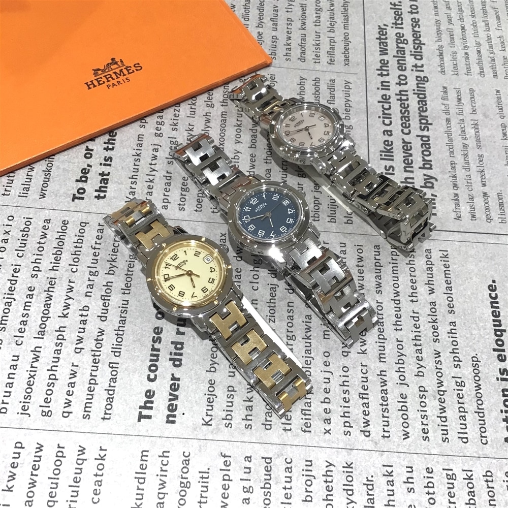 Vintage 【HERMES 】クリッパー クリスマスプレゼントにもおすすめ