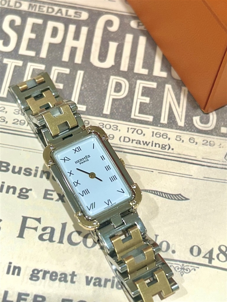 Vintage【HERMES】スクエア型のクロアジュール!