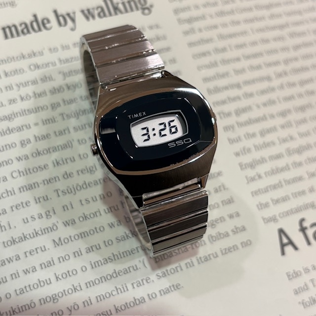 【TIMEX】ブランド初の液晶ディスプレイ搭載モデル。ついに復刻！！