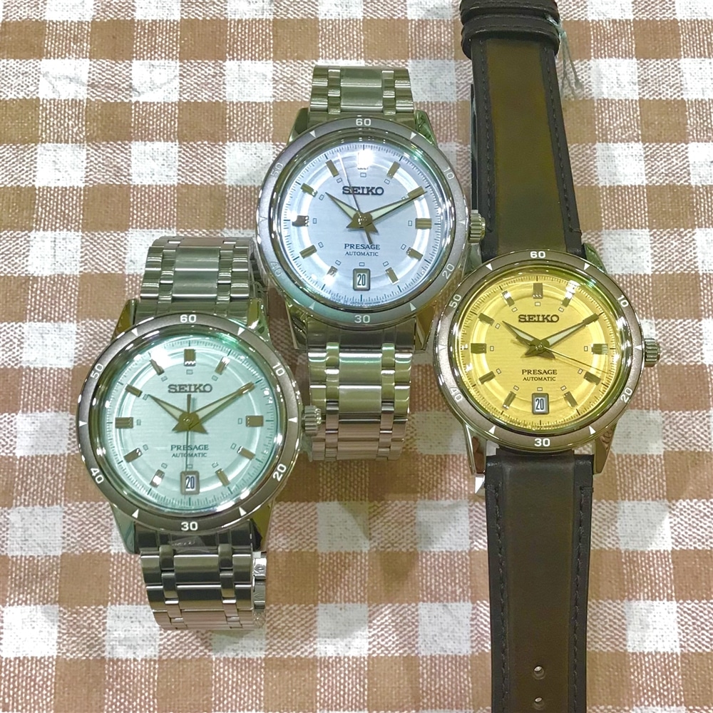 【SEIKO PRESAGE】Timeless color palettes*
