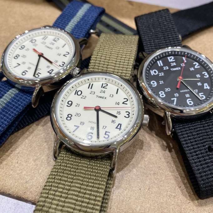 リボンベルトで楽しみ方無限大!【TIMEX Weekender】