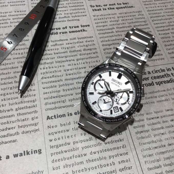 【SEIKO ASTRON】ホワイトシルバーのGPSソーラーモデル入荷!