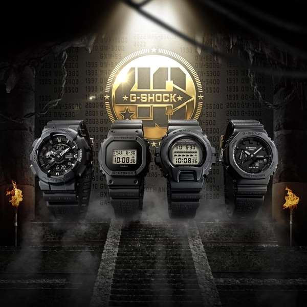 【限定】5/13(土)発売G-SHOCK★40周年記念限定モデル4種!