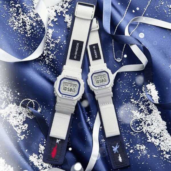 【G-SHOCK】冬の定番「ラバコレ」からG-SHOCK40周年を記念した復刻カラー採用ぺアセットが登場!