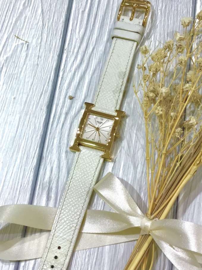 *HERMES vintage* H watch