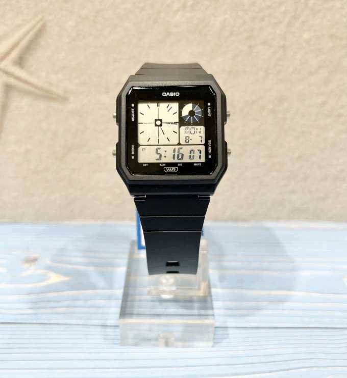 【CASIO】液晶アナログ時刻と各機能に連動したグラフィックを採用したデジタルウオッチ!