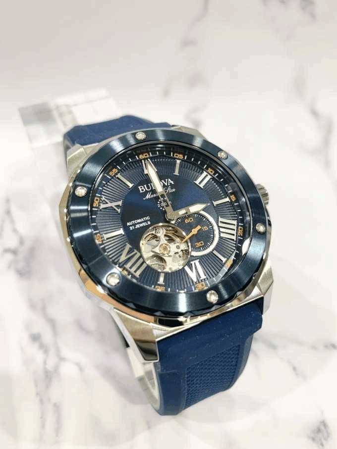 【BULOVA】「マリンスター」からネイビーカラーの新作が登場!