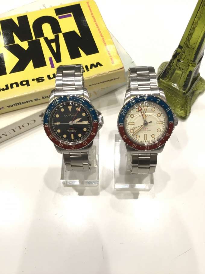 《OUTLINE》青赤ツートンベゼルのGMT-1950!!