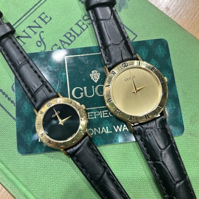 【ヴィンテージ GUCCI】ペアにもおすすめ!上品さが感じられるモデル♪