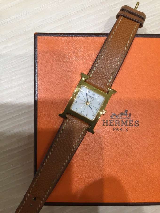 【ヴィンテージ】HERMES Hウォッチ
