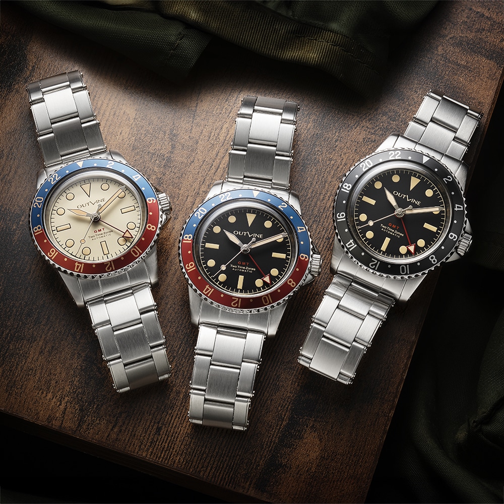 1960年代のGMT第2世代を再現した新作!【OUTLINE GMT-1960】
